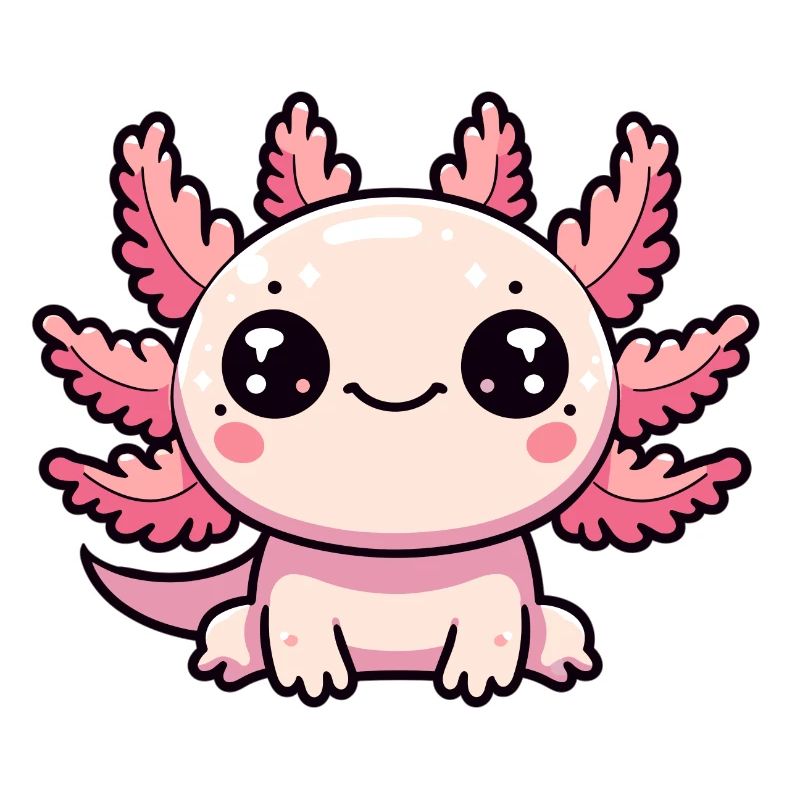 niedliches Axolotl