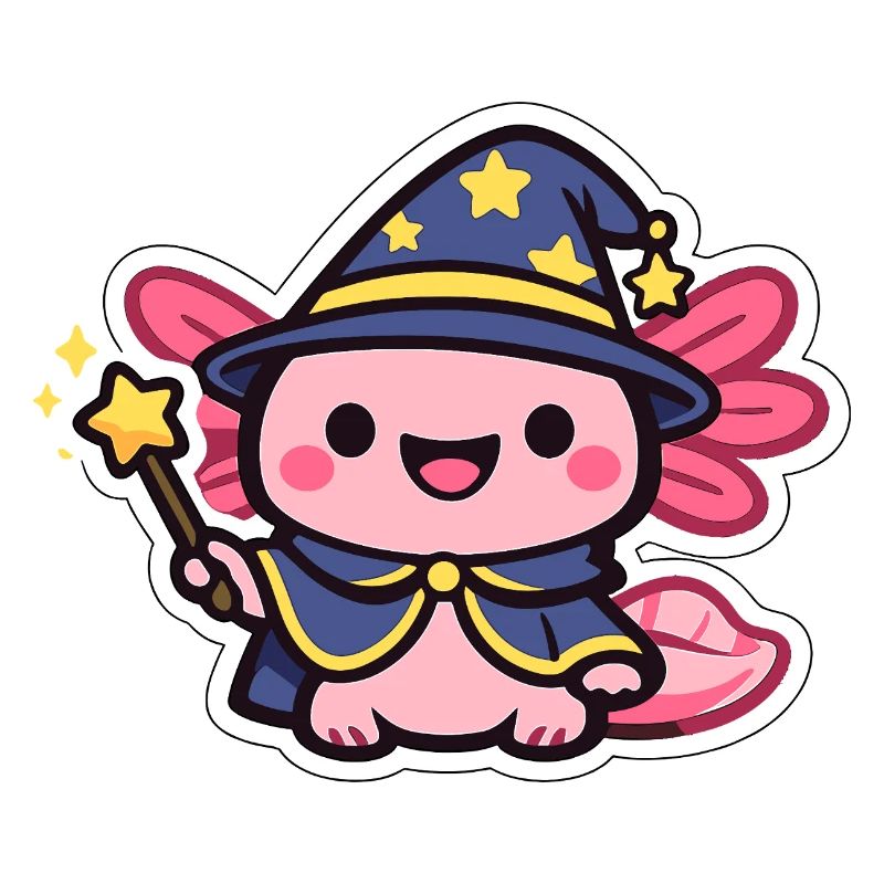 Sternenzauber axolotl Magier