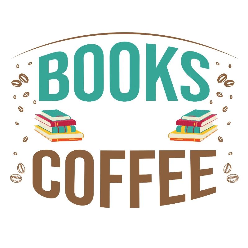 Bücher und Kaffee Motiv