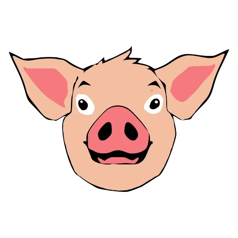 Schwein Schweinekopf T-shirt Geschenk