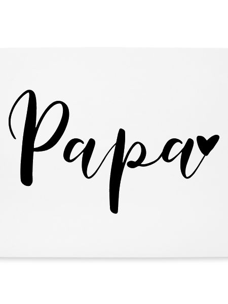 Papa Herz Geschenkidee