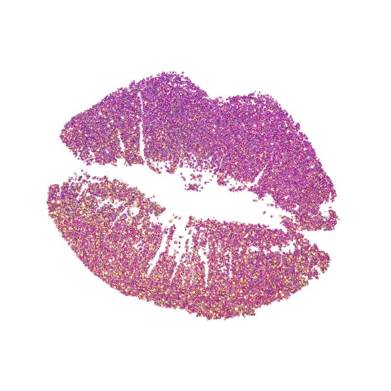 Glitzer Lippen