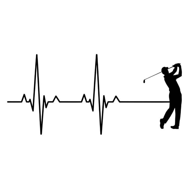 Golf Heartbeat Golfing Frauen