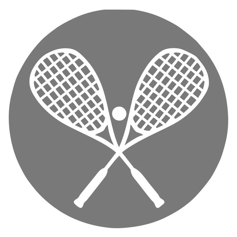 Squashball Logo Schläger