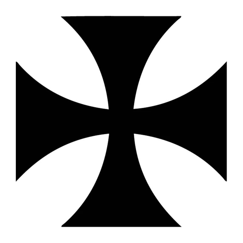 Schwarzes Templerkreuz