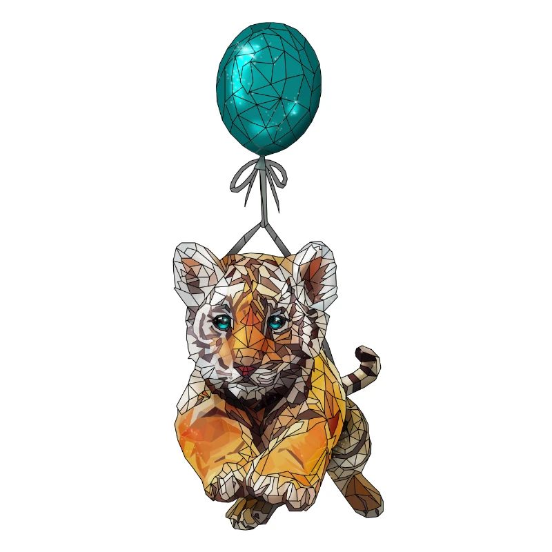 Tiger Baby Luftballon