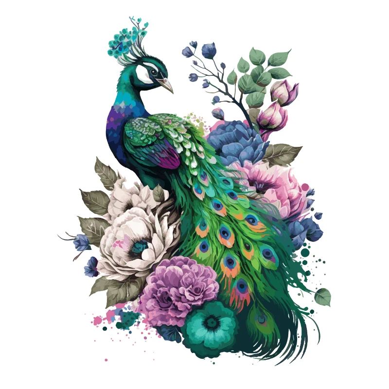 Wunderschöner Pfau Geschenk