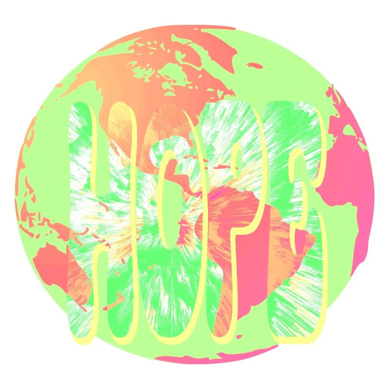 Hope Neon Tie-Dye Circular