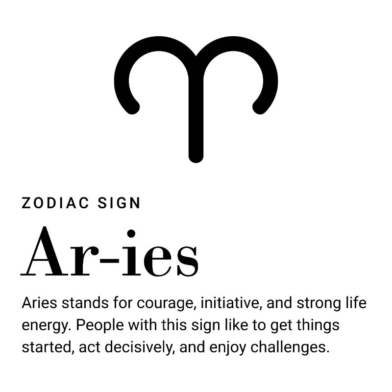 Aries - Zodiac sign