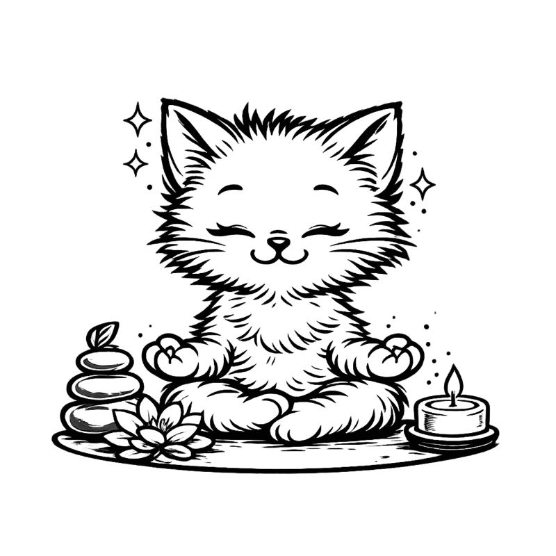 Zen-Kätzchen 
