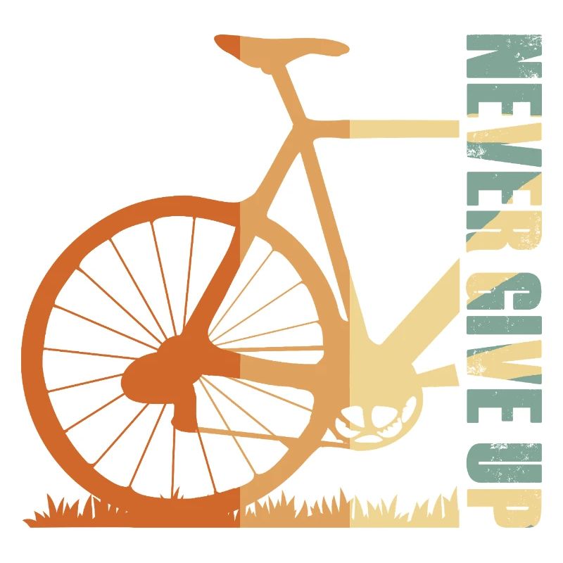 Fahrrad-Silhouette Gradient-Design