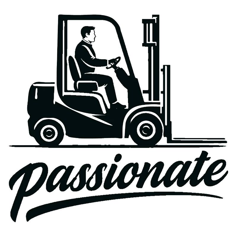 Gabelstapler Fahrer Passionate Design