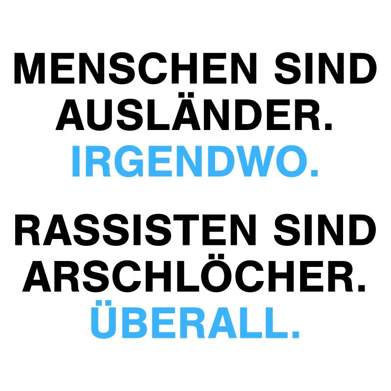 Menschen sind Ausländer