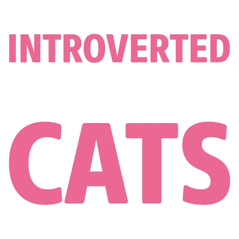 Introverted discuss with cat