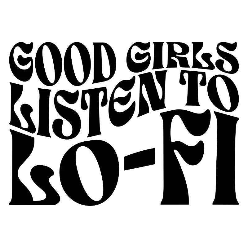 Mädchen hören Lo-Fi-Musik