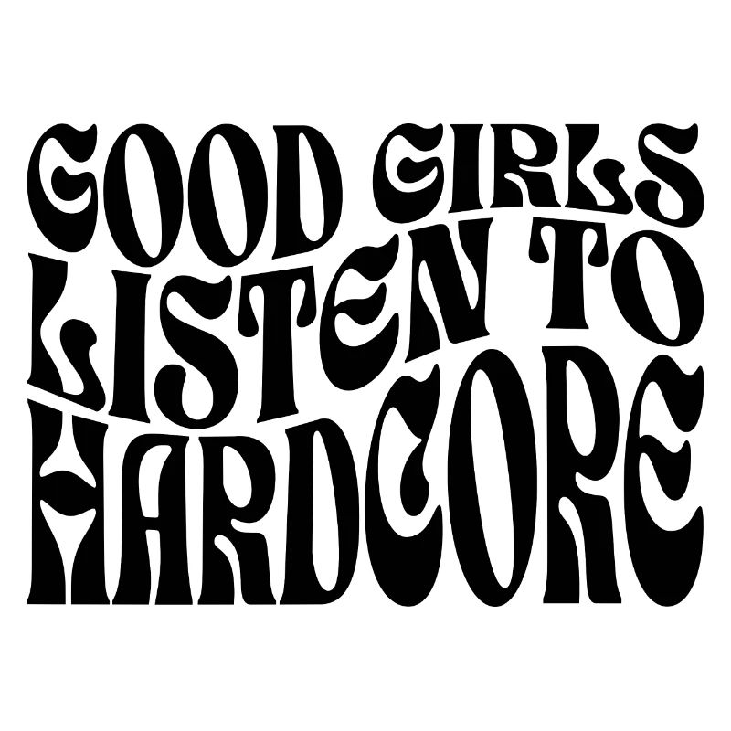 Mädchen hören Hardcore Techno