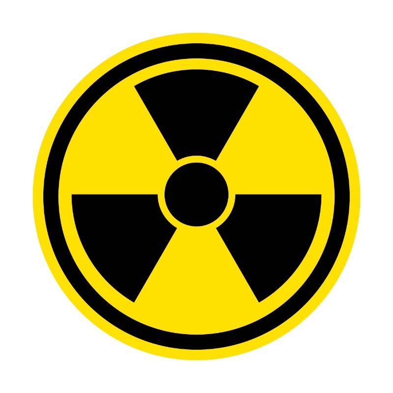 Warnschild Nuclear