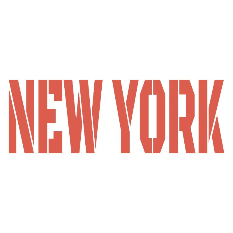  New York Schriftzug