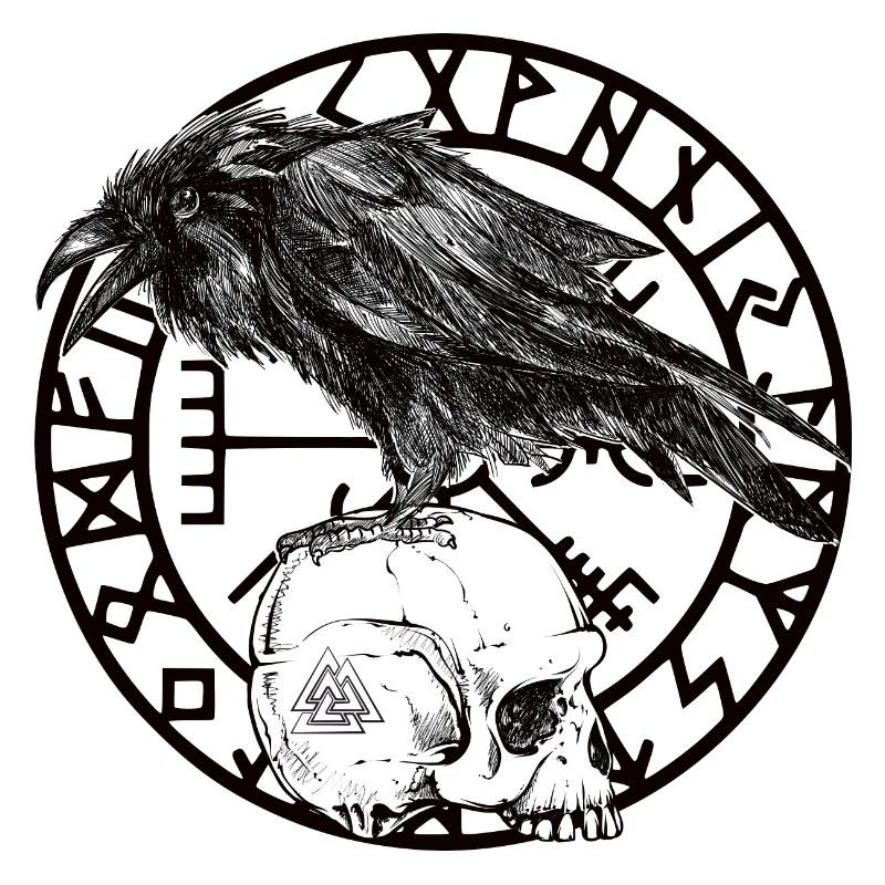Skull Vegvisir