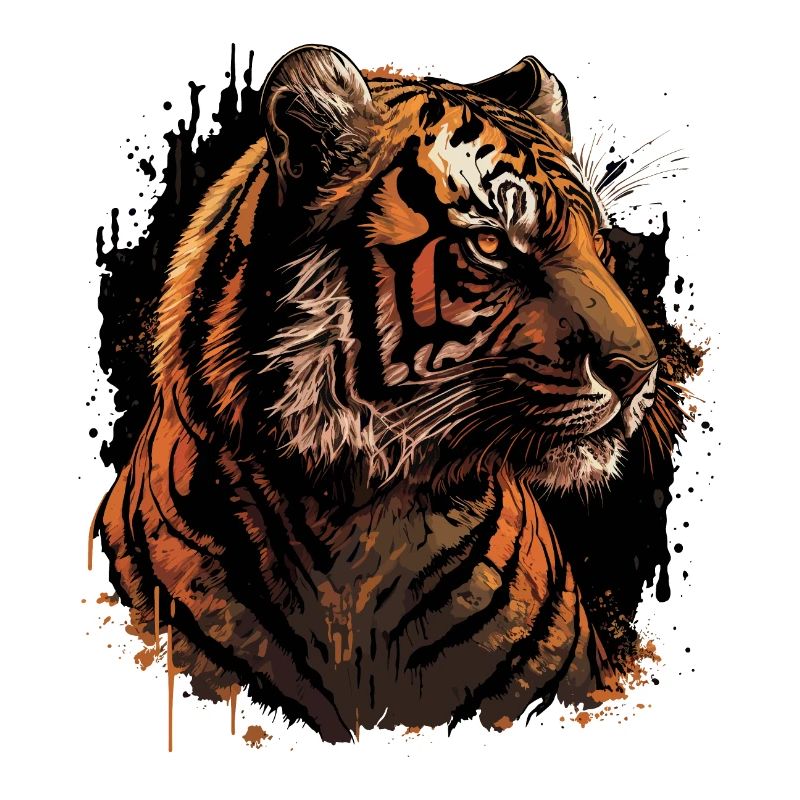 Majestätisches Tiger-Porträt
