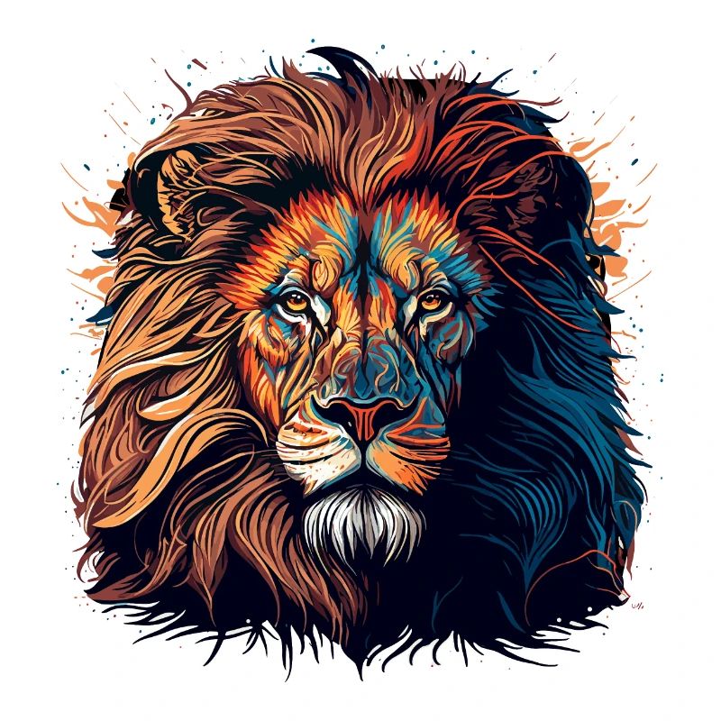Lion Lineart