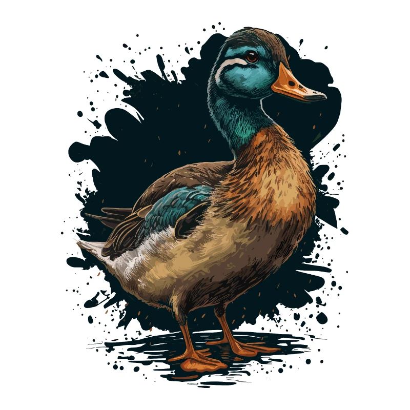 Ente stehend