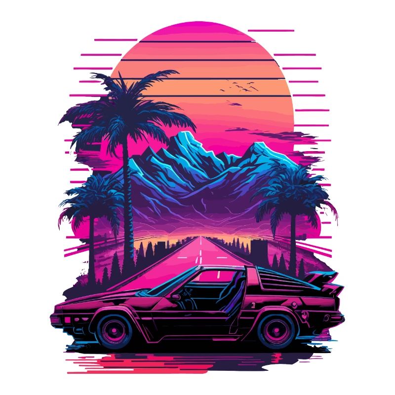Vaperwave Mountain