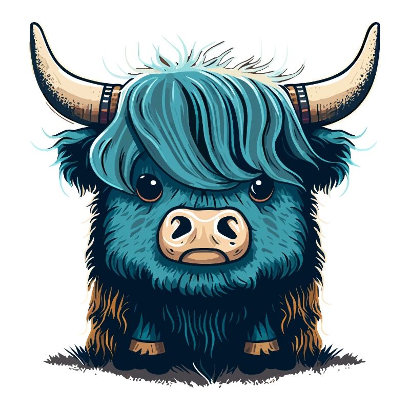 Nette Yak-Illustration