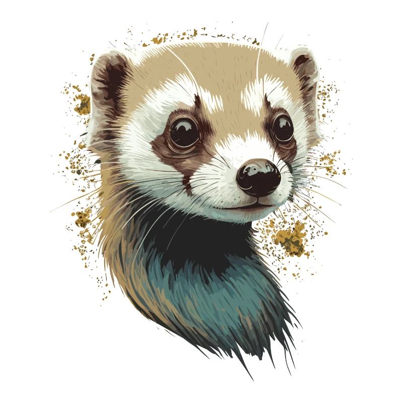 Niedliche Frettchen Illustration