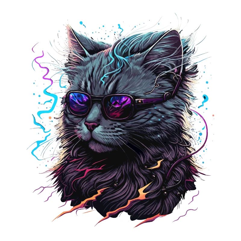Futuristische Katze