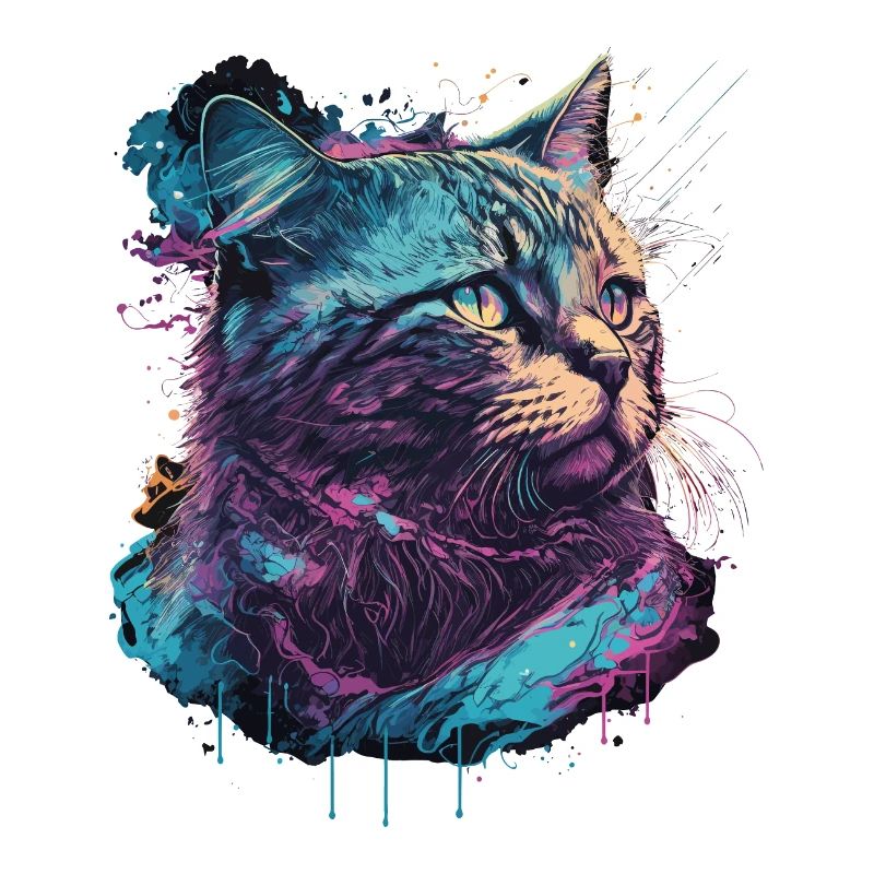 90er Jahre Katze