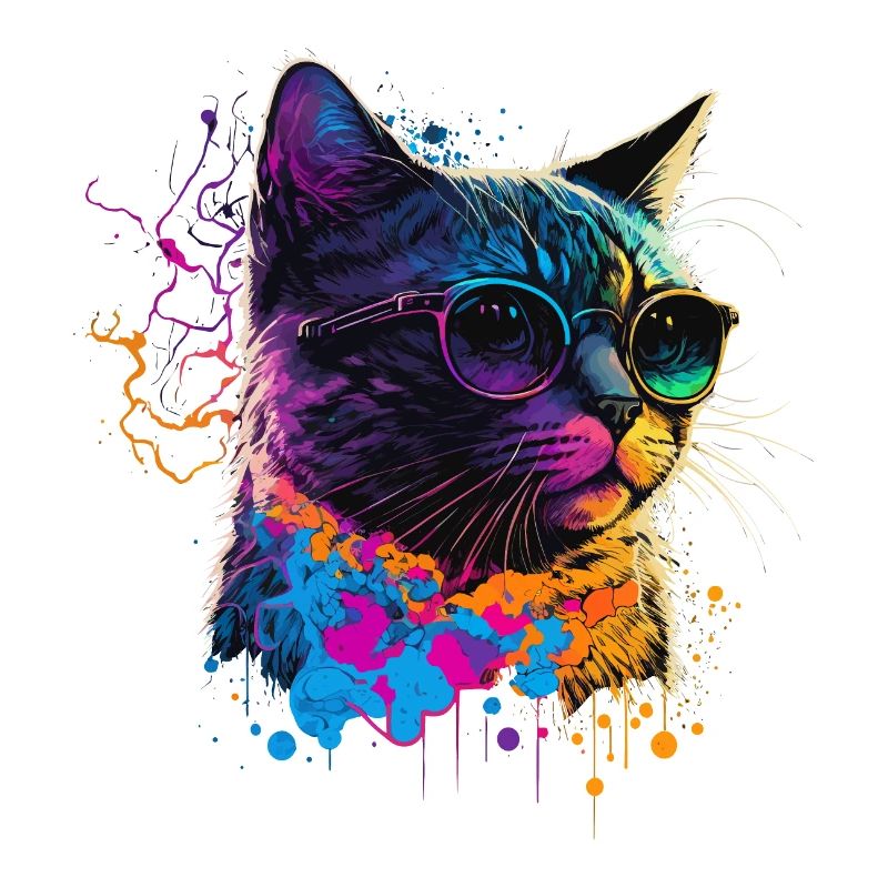 Bunte Katze