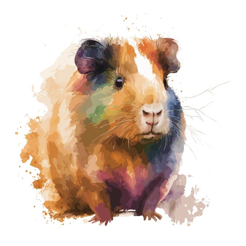 Meerschweinchenbesitzer Illustration