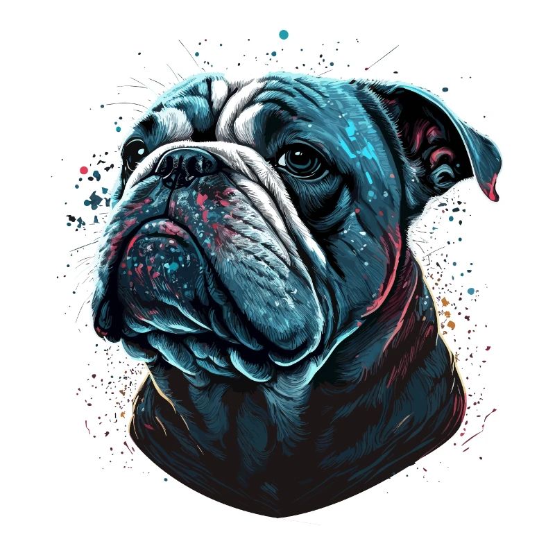 Denkende Bulldogge