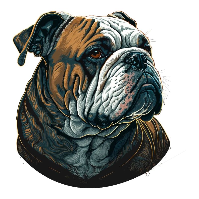 Süße Bulldogge