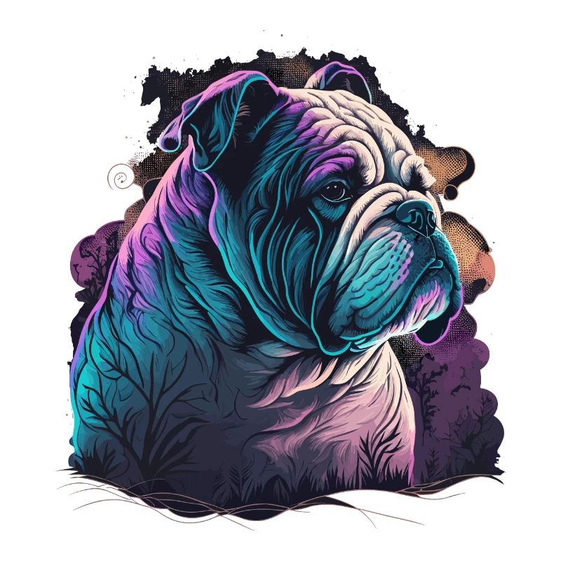 Sad Face Bulldog