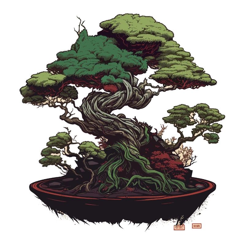 Schöner Bonsai-Baum
