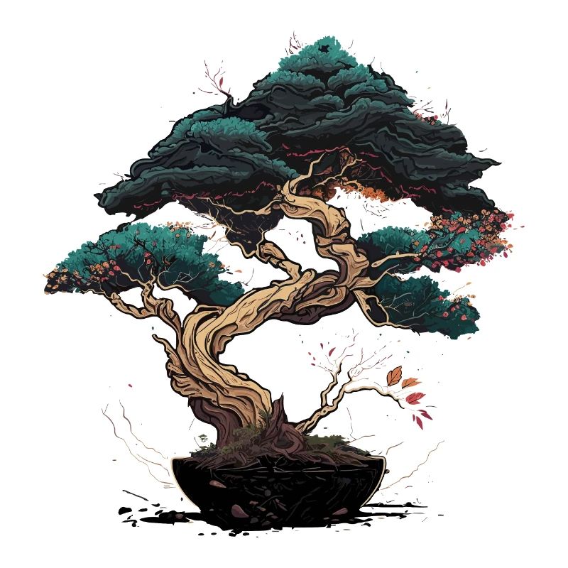 Irregular Shape Bonsai Tree