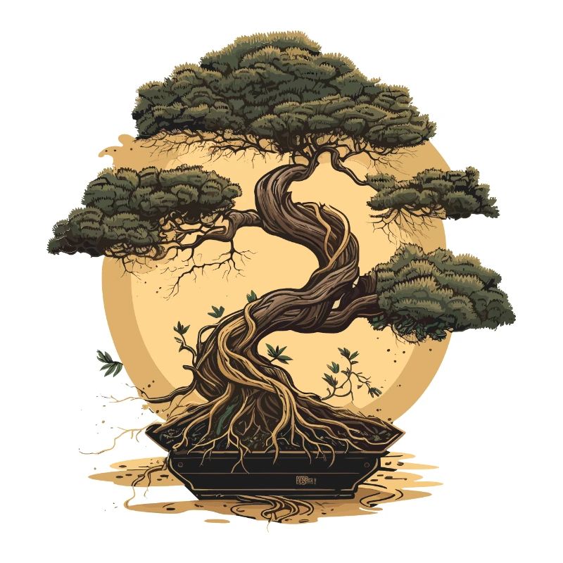 Reifer Bonsai-Baum