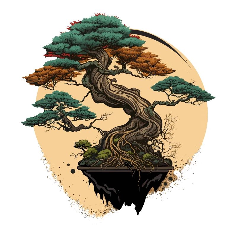 Beschnittener Bonsai