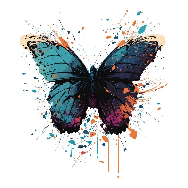 Schmetterling Bunte Flügel