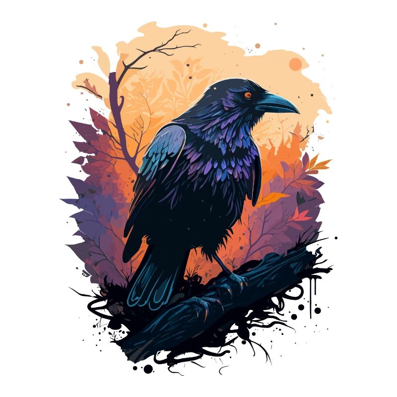 Krähen Wachsames Leben