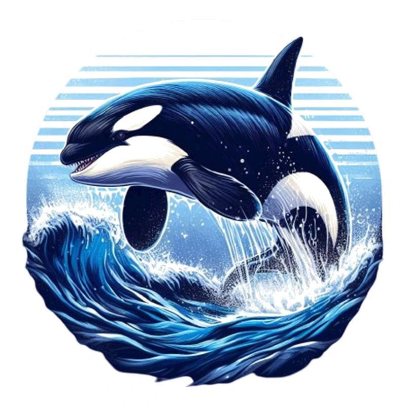 Blauer Orca