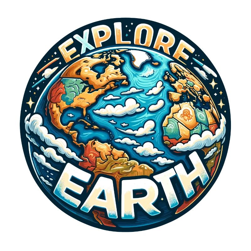 Explore Earth - Earth Illustration