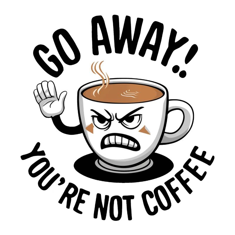 Partez! Vous n’êtes pas du café.