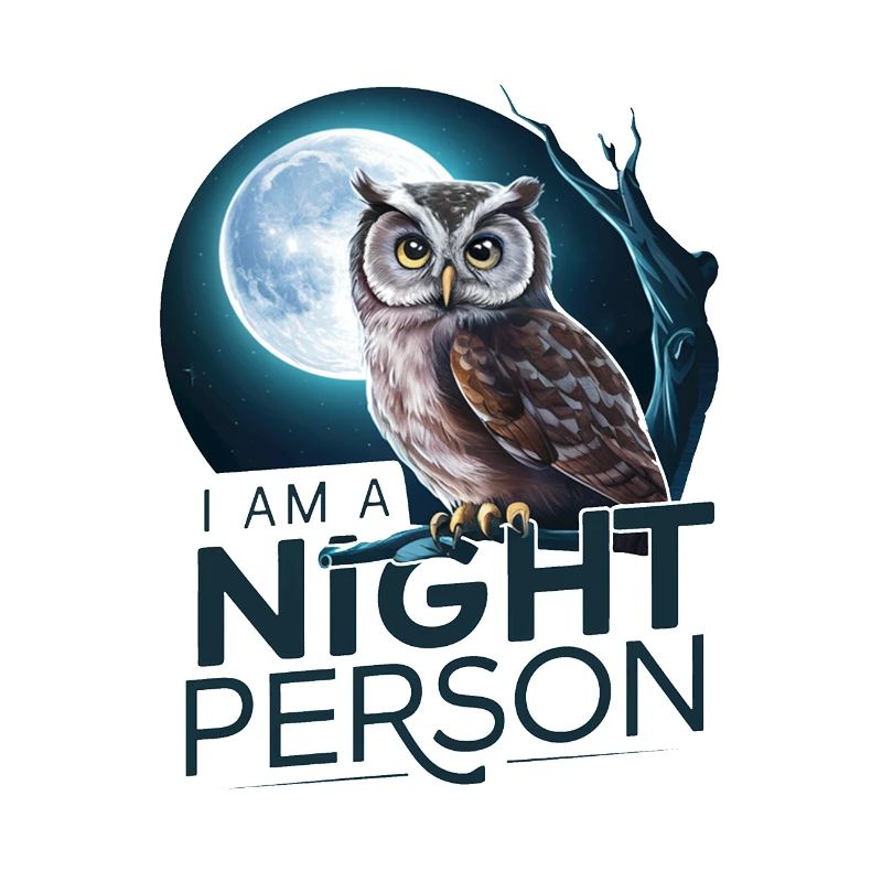 Ich bin ein Nachtmensch.