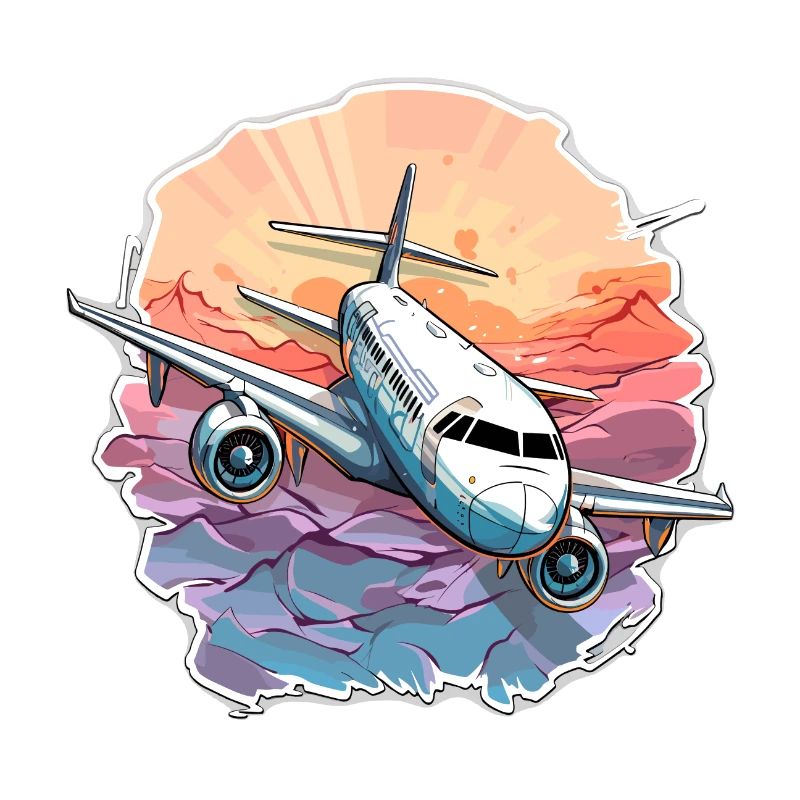 Flugzeug - Illustration