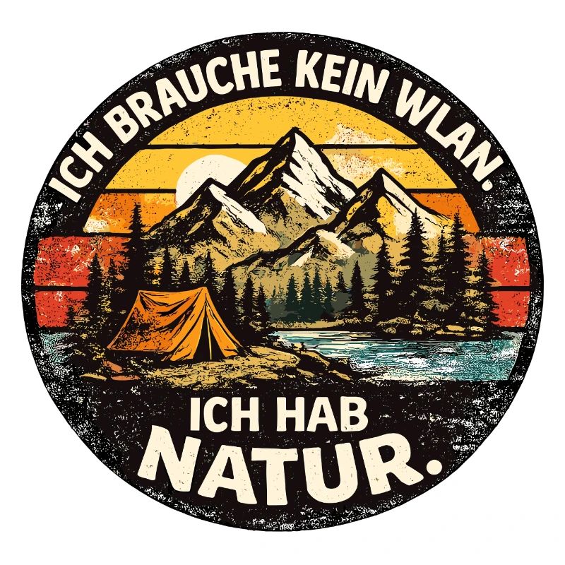Waldcamping Retro Natur