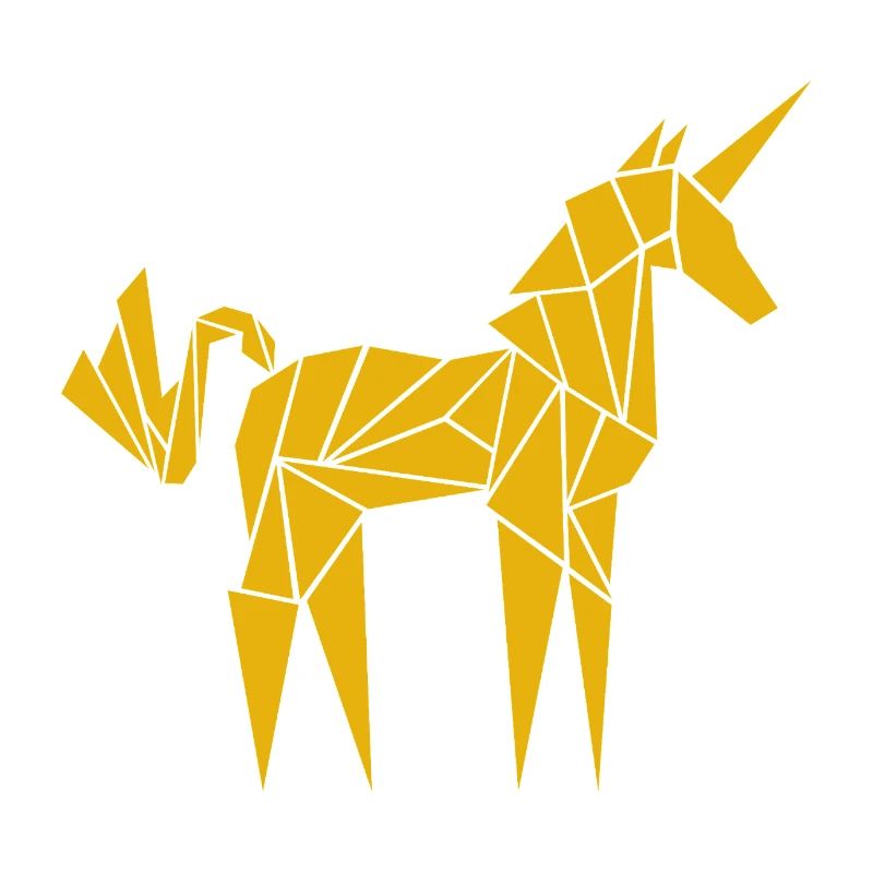 Origami-Einhorn