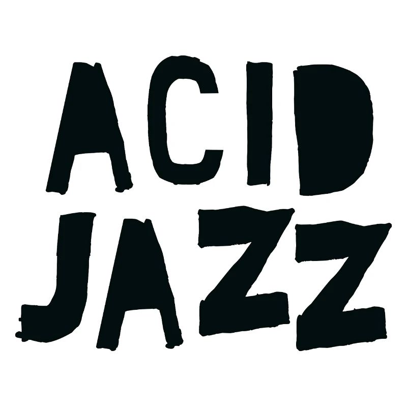 Acid Jazz Fetter Pinseltext